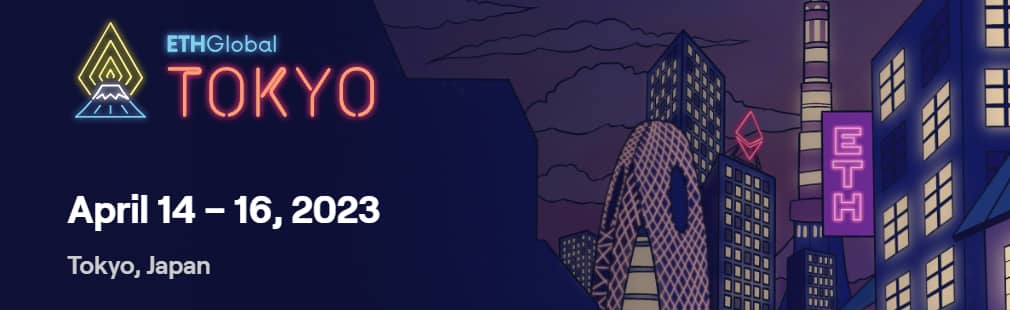 Header image for a live crypto event in Tokyo, Japan