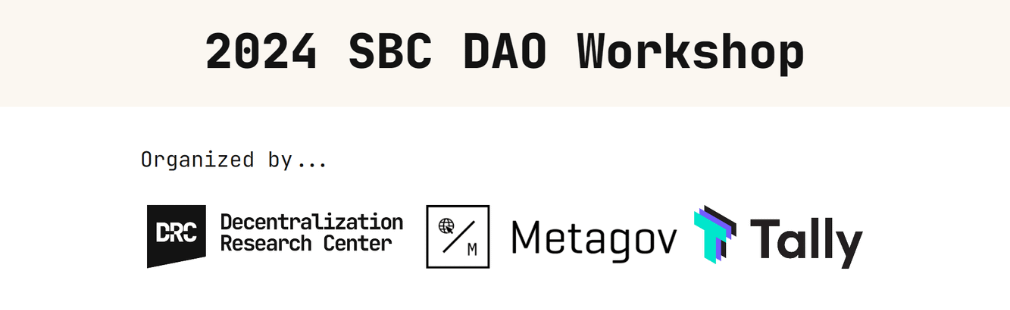 SBC DAO Workshop
