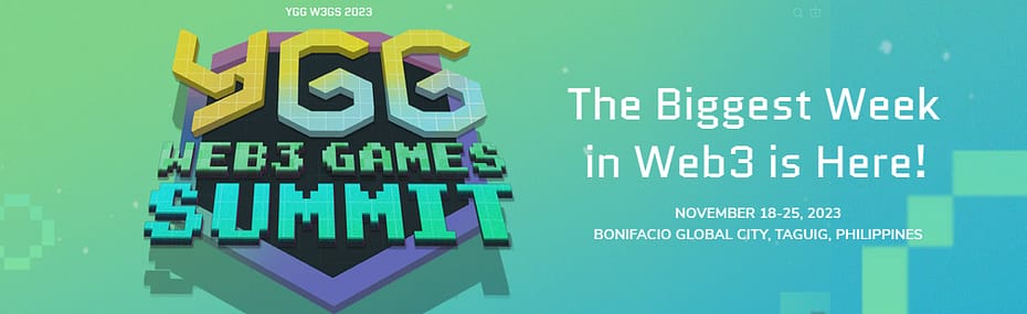 YGG W3GS 2023: YGG WEB3 GAMES SUMMIT