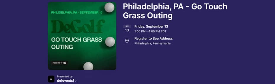 Philadelphia, PA - Go Touch Grass Outing